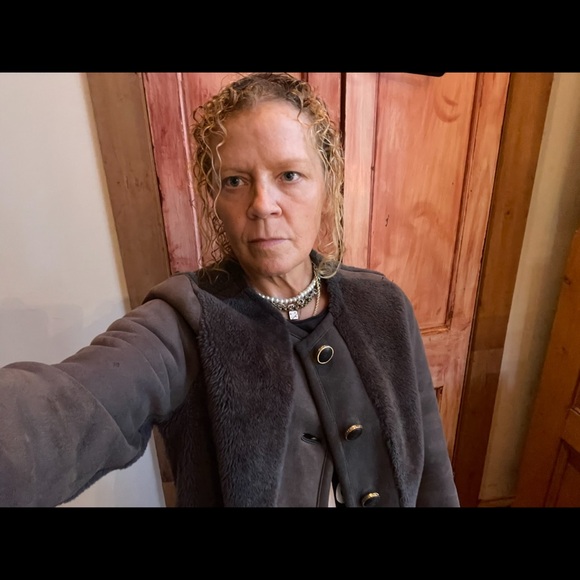 Tory Burch shearling coat - Picture 8 of 10